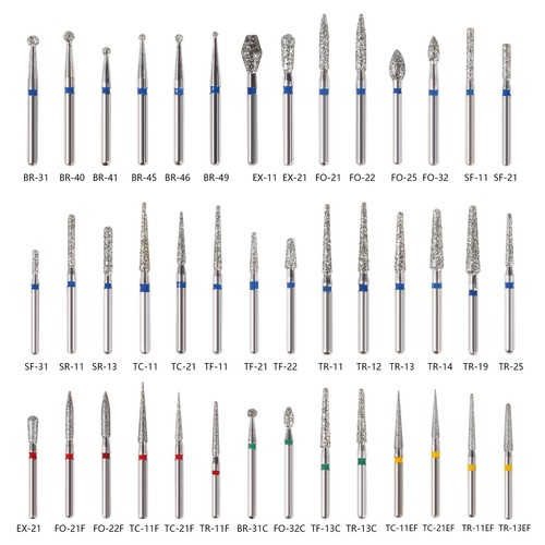 Frese diamantate 6 - diamantate, mm