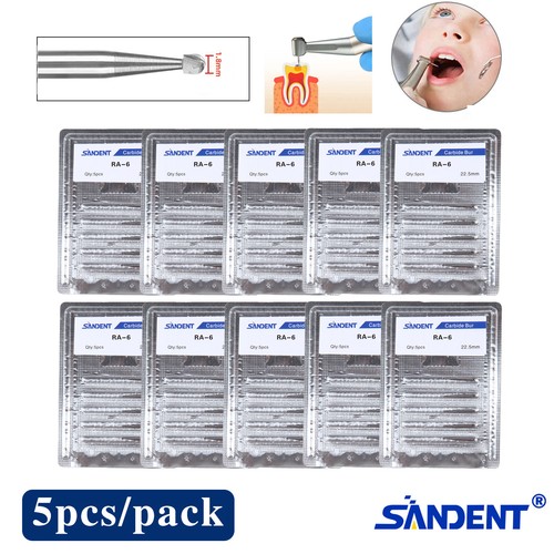 100pc fresa dentale rotonda - 5-100pc,